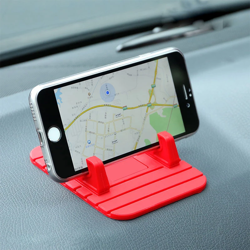 

Car Phone Holder Universal Silicone xiaomi Samsung Phone Stand Bracket For iphoneX XR XS 6 6s 7 8 Plus Telephone On Desk