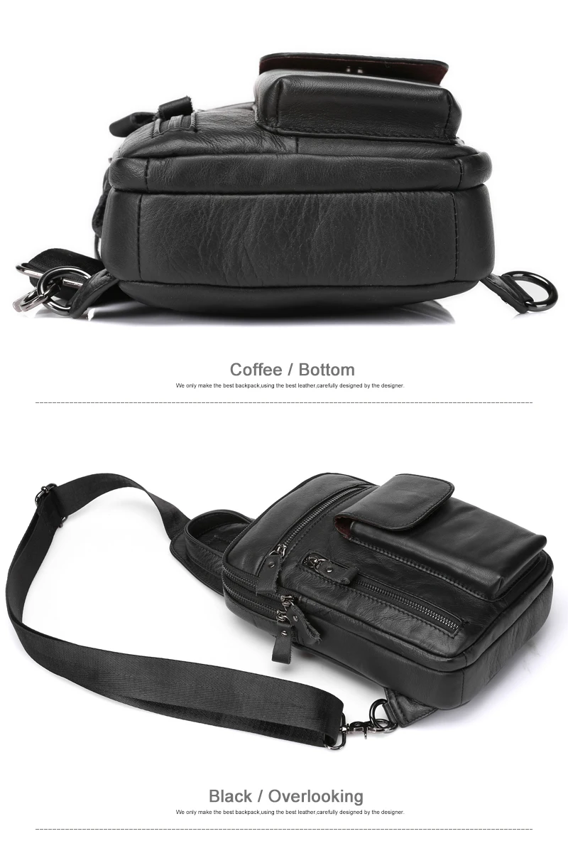 chest bag leathe men