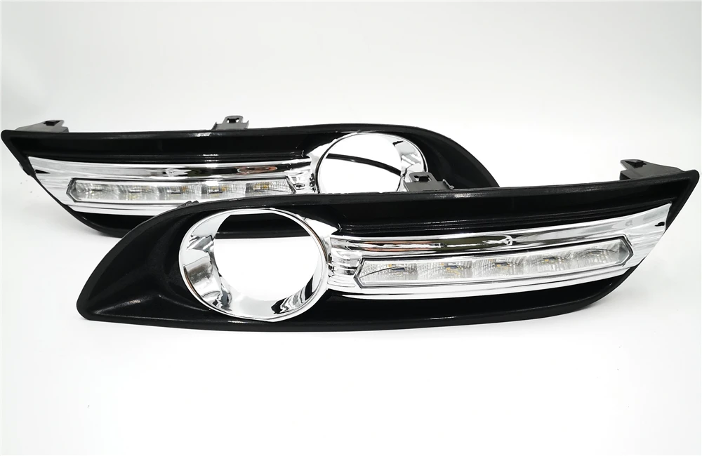 Автомобильный мигающий 1 комплект для Nissan Sylphy Sentra 2012 2013 светодиодный DRL дневные ходовые огни дневного света с указателем поворота