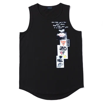 

Men's T-shirts Fashion 2XL-8XL 9xl cotton top tees Funny t shirt Men Summer Casual street sleeveless Tee shirt Male
