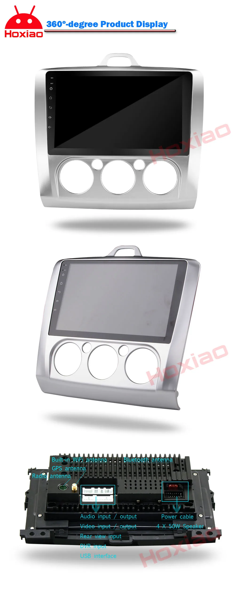 Sale 2G/32G android Car dvd Video GPS Player For Ford focus 2 3 2006-2011 Quad Core 9" Bluetooth 2 Din Car DVD Radio GPS Navigation 20