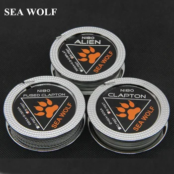 

Seawolf Nichrome Wire Alien Fused Clapton Heating Wire For RDA RBA RTA DIY Rebuildable Atomizer Coil Vaporizer Coils 15Feet/Roll
