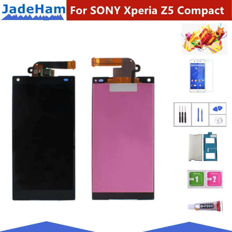 

4.6" Original LCD For SONY Xperia Z5 Compact LCD Display Touch Screen with Frame SONY XPERIA Z5 Compact LCD Z5 mini E5823 E5803