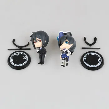 

Huong Anime Figure 11 CM 2PCS/SET Black Butler Sebastian Michaelis Kuroshitsuji Ciel PVC Action Figure Collectible Model Toy