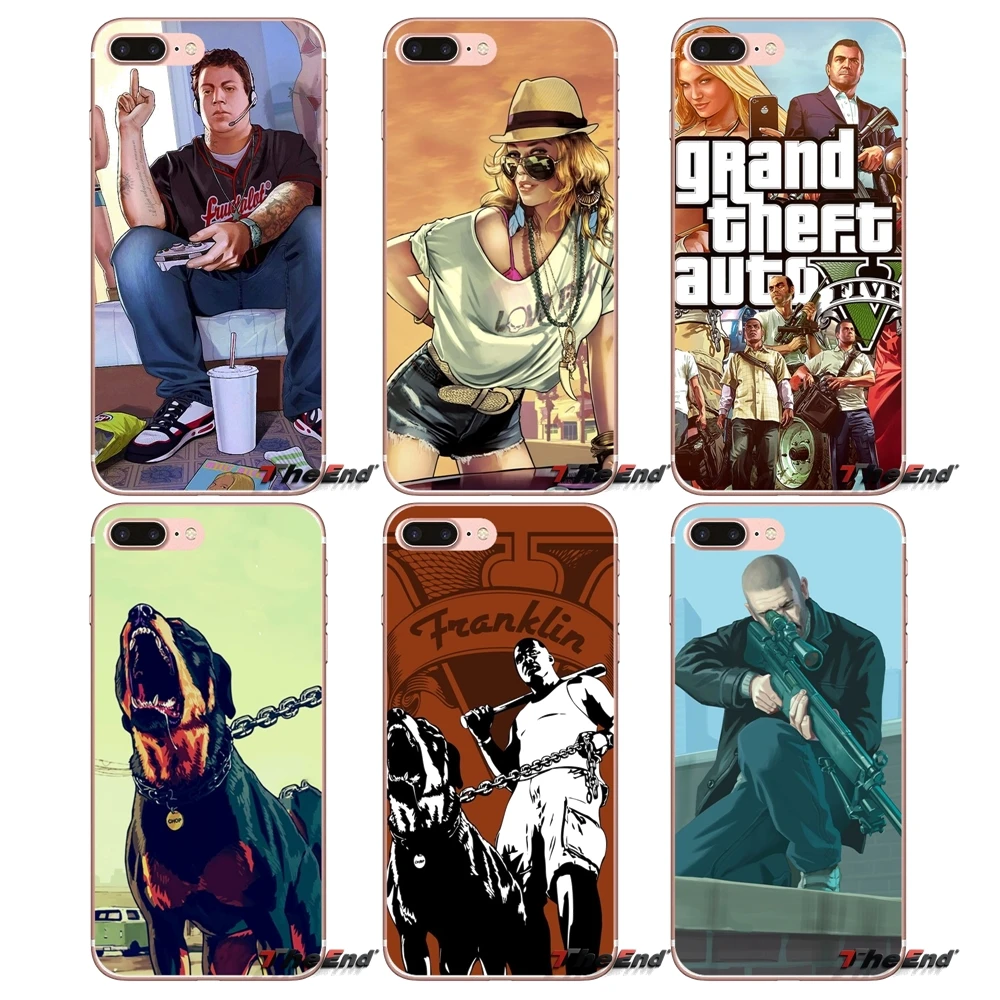 Дизайнерский чехол Grand Theft Auto V GTA 5 Cross для iPhone X 4 4S 5S 5C SE 6 6S 7 8 Plus Samsung Galaxy J1 J3 J5 J7 A3 A5 2016