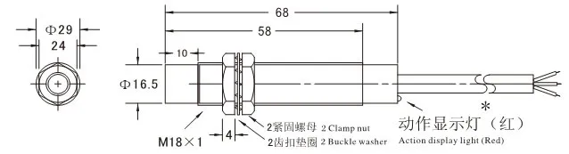 Датчик приближения LJ18A3-8-Z-BX/8 мм DC6~ 36В тормозной цилиндр Индуктивный M18 AX/AY/CX/CY/EZ/DZ 2/3/4-провода PNP/NPN NO, NC