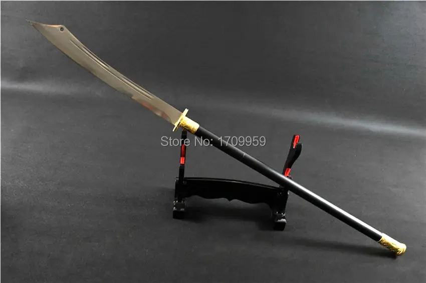 128 см* длинной ручкой китайской традиции ушу палаш меч для Кунг Фу Kylin да дао сабля резкость высокомарганцовистой Сталь лезвие