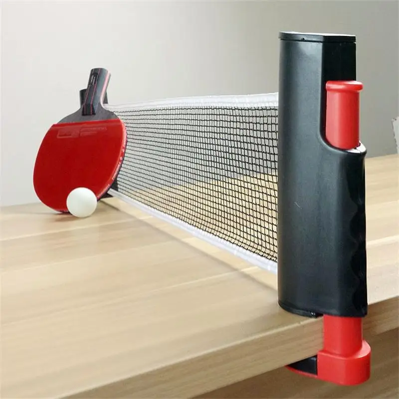 Nikou Table Tennis Net Portable Table Tennis Net with Metal Clamp Posts Ping Pong Set Accessory 