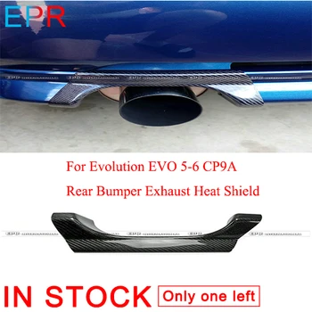

For Evolution EVO 5-6 CP9A Carbon Fiber Rear Bumper Exhaust Heat Shield Body Kit For Mitsubishi Tuning Exhaust Cover