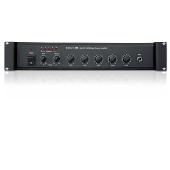 

Ben & Fellows 120103 PA Mixer Amplifier Bass and Treble Control, Automatic Mute Function for Paging and Announcement