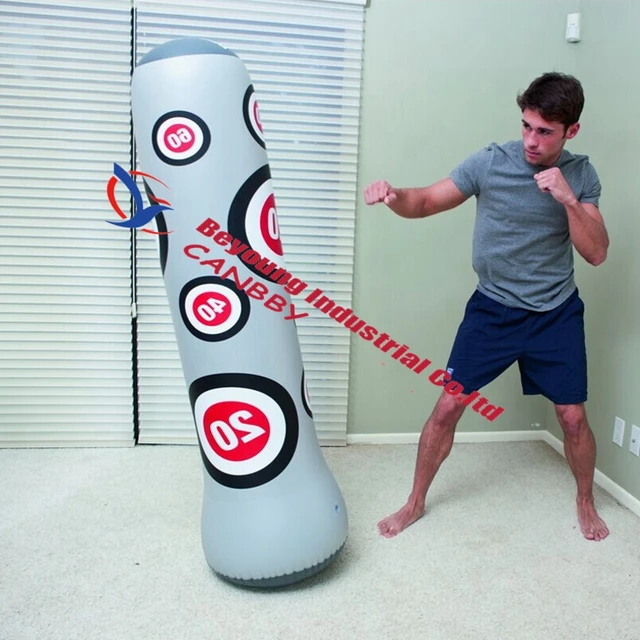 Bestway 63 Up Boxing Bag Inflatable Punching Exercise Training Bestway 63 Up Boxing Bag Inflatable Punching Exercise Training Tower Bop Toys For