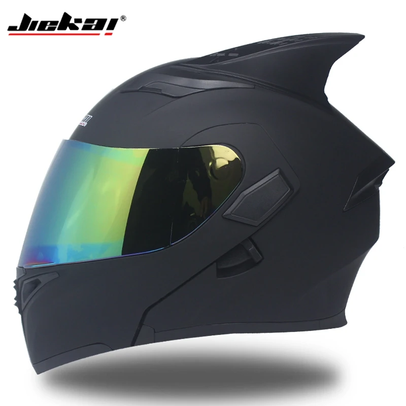JIEKAI 902 мотоциклетные шлемы двойные козырьки модульный флип-ап шлем DOT одобренный полный шлем для мотогонок шлем для мотокросса - Цвет: c8
