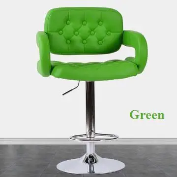 

Telecom business hall lifting rotation stool Mobile phone shop chair green color