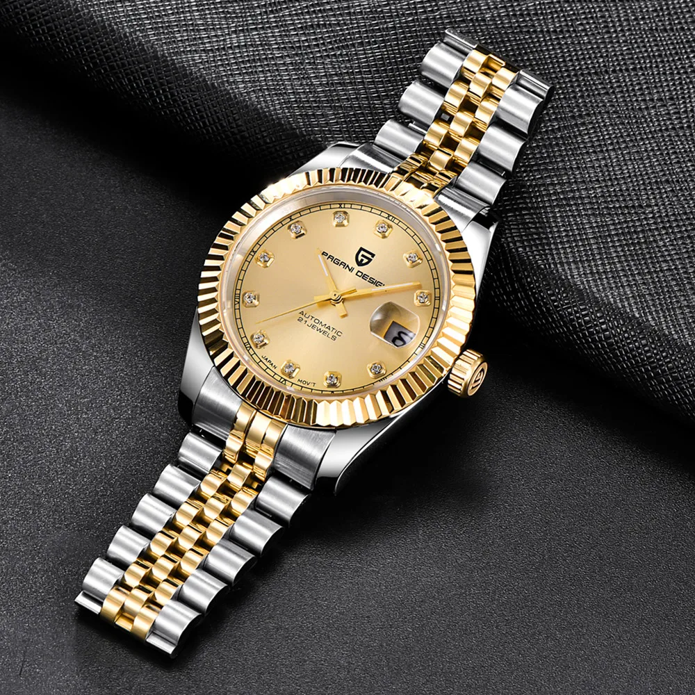 PAGANI дизайнерские брендовые Роскошные автоматические механические часы для мужчин водонепроницаемые деловые мужские механические часы Relogio Masculino