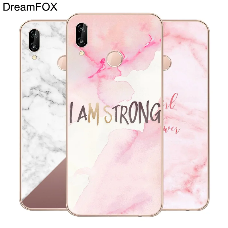 DREAMFOX M541 мраморный Мягкий силиконовый чехол из ТПУ для huawei Honor 6A 6C 7X9 10 P20 P30 Lite Pro P Smart