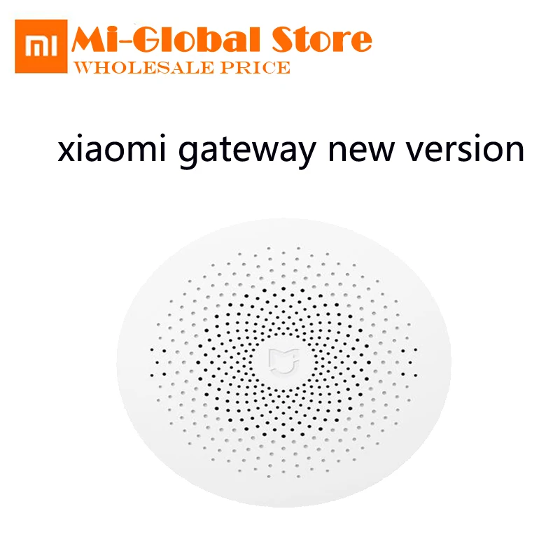 new Version Original Xiaomi Mijia Gateway Multifunctional Gateway Alarm System Control Mi Door Sensor Bell Temperature
