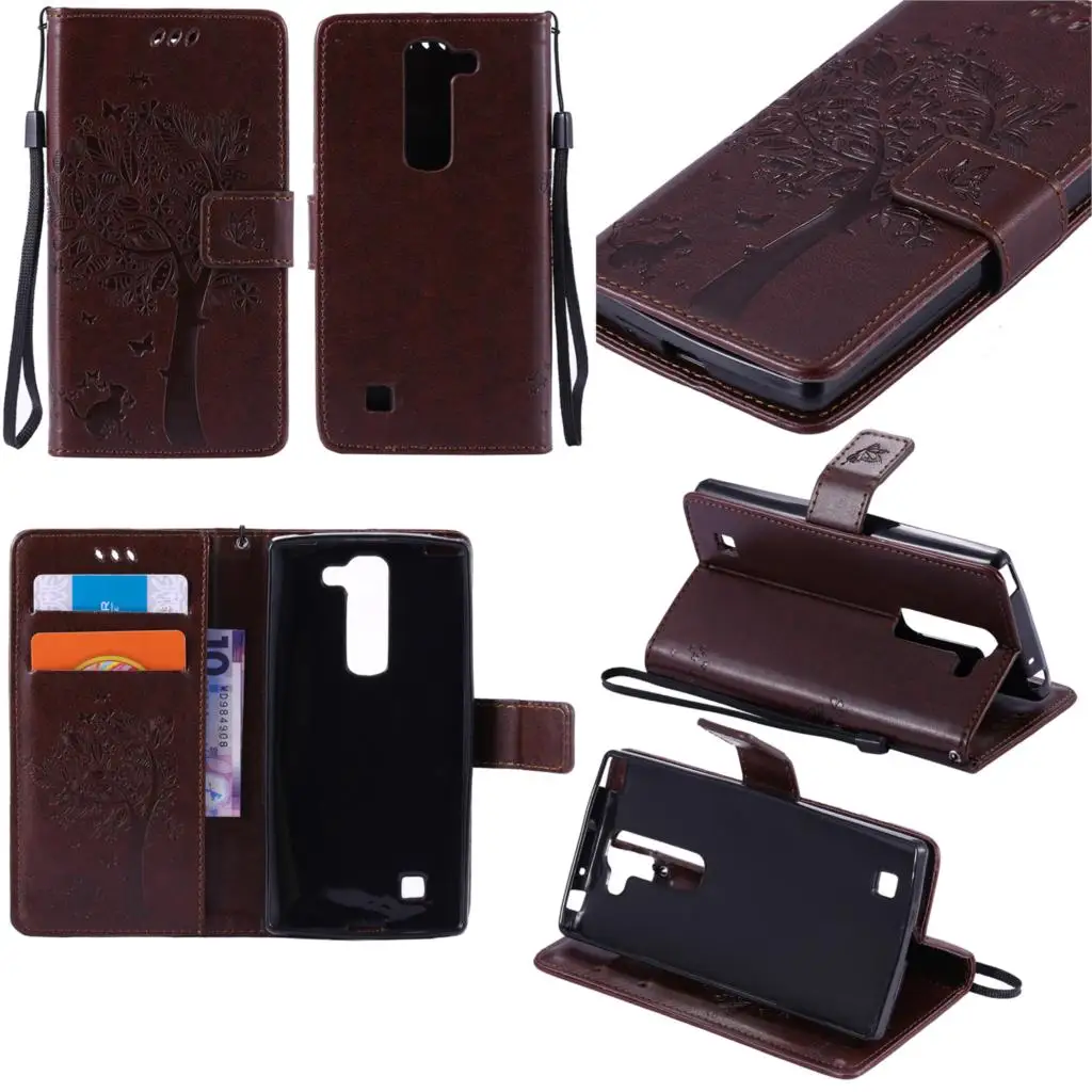 

Case for LG G4C Leather Case for LG Magna G4C G4 Mini H525N H522Y Flip Wallet Card Holder Cover Coque G4 Mini H502F H525N H500F