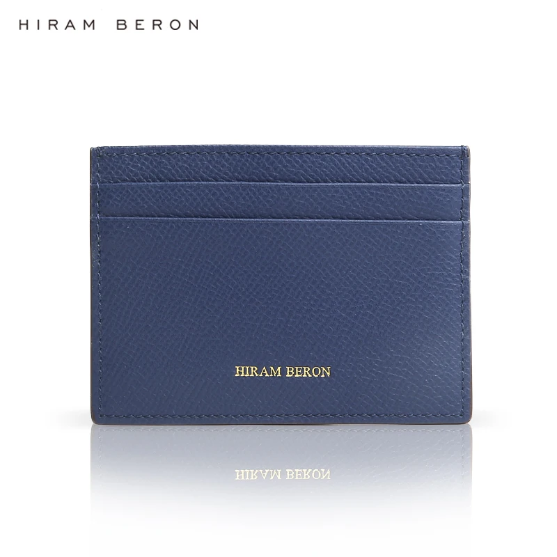 Hiram Beron Custom Name Personalized Gift Wallets Men Minimalist Card Case Gift For Friends Dropship