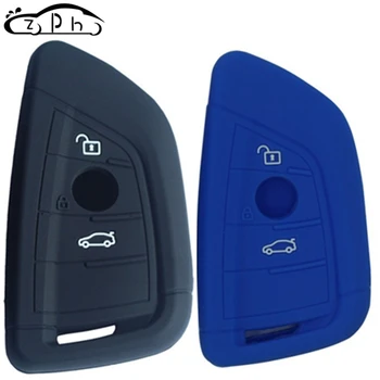 

Silicone Car Key Cover Case for BMW X1 X5 F15 X6 F16 1 2 5 7 Series 2016 2017 2018 G30 G11 F48 F39 Remote Fob Shell Accessories