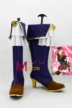 Anime Lovelive! Fruitfredsh Nishikino Maki Azul Botas Zapatos de Fiesta Cosplay Por Encargo