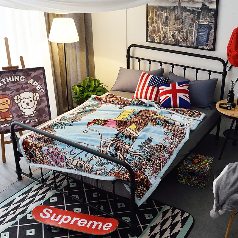 

Suitable For Children Dreamcatcher Sherpa Throw Blanket Bohemian Mandala Sherpa Fleece Blanket On The Bed Sofa Colorful Plaid