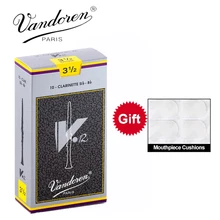 Франция Vandoren V12 Bb трости для кларнета/кларнета СИБ-Bb сила тростника 2,5#, 3#, 3,5#3,5+# коробка 10 [с подарком]
