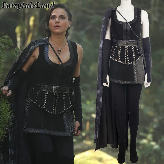 Once Upon a Time Regina Mills Cosplay Costume Carnival Halloween