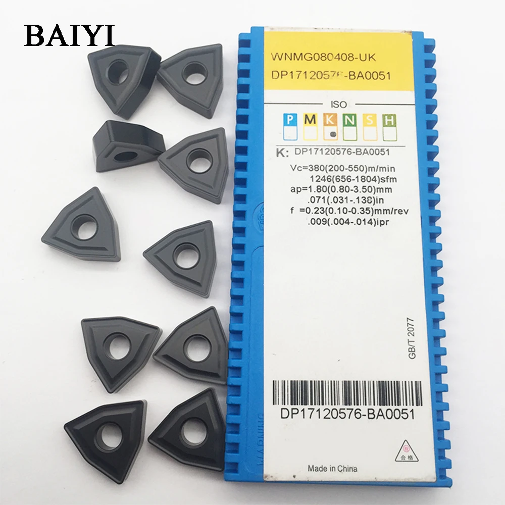 10 pcs WNMG080408-UK GK1115 WNMG 432 torno