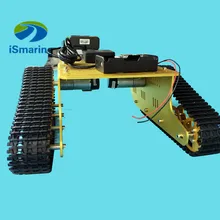 Официальный ismaring трек T300 Wi-Fi видео робот цистерны шасси Дистанционное Управление Сделай Сам гусеничные Гусеничный