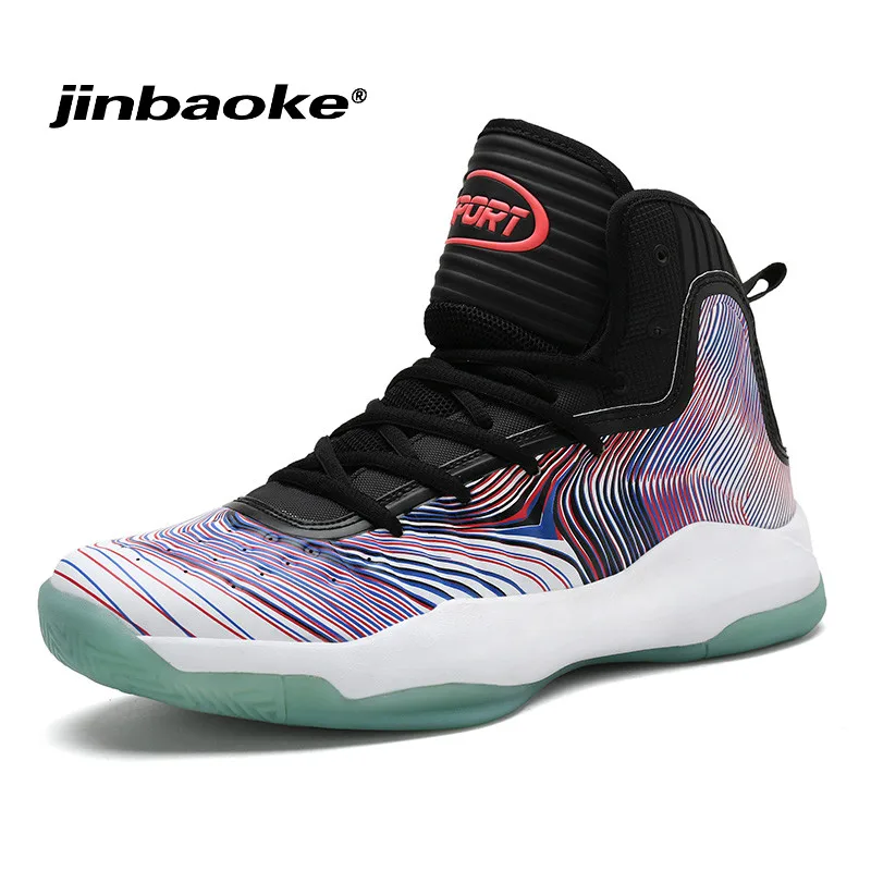 JINBAOKE дышащая суперзвезда баскетбольные кеды для мужчин Air демпфирования спортивные подушки спортивная обувь сетки кроссовки Basket Femme Zapatillas