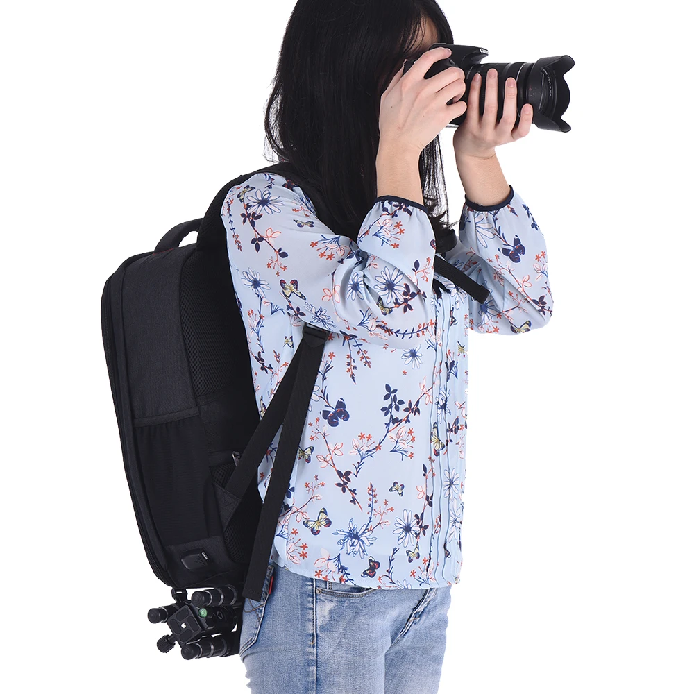 Рюкзак для камеры CADeN D10s водонепроницаемая ударопрочная сумка Canon Nikon Sony DSLR