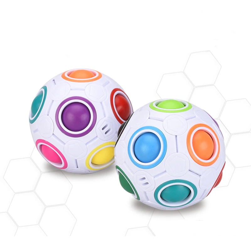 

New creative ball YJ YongJun Neo Cube Rainbow ball Magic cube Speed Twist Puzzle Education Toys For Children Puzzle cube Gifts