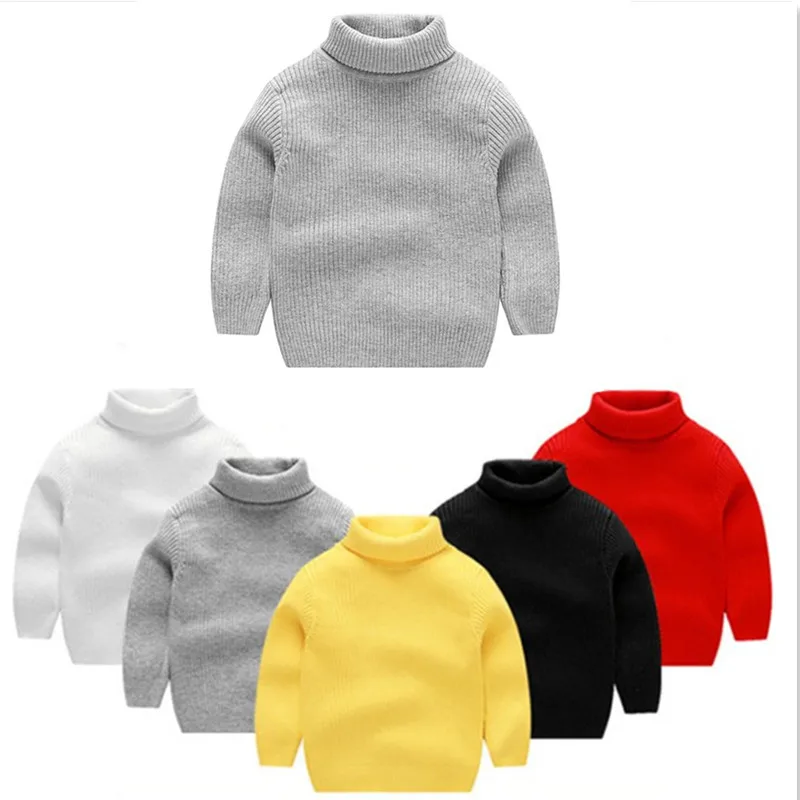 12M to 6T baby & kids boys girls fashion turtleneck fall winter solid
