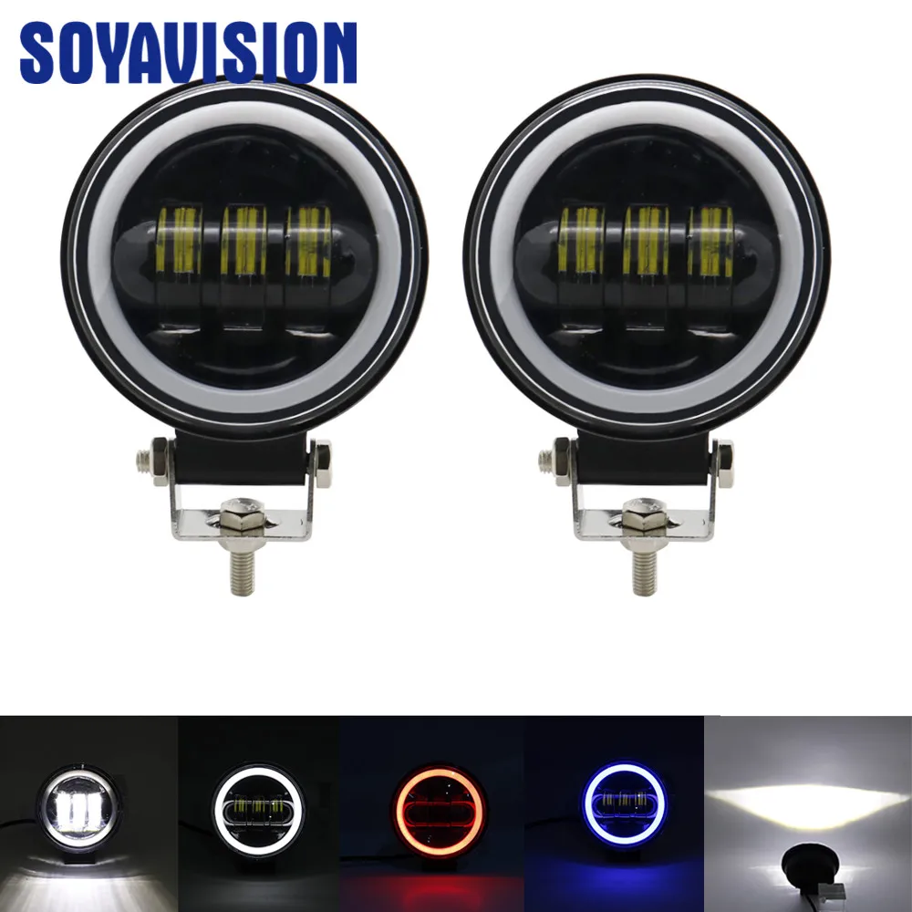 

30W Car Headlight Auto Driving Fog Light Car Led Working Light for 4WD ATV SUV UTV UTE Off Roads Lights Head Lamp 12V