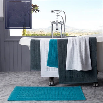 Five-star hotel clubhouse toilet full cotton 32 line jacquard anti-slip absorbent floor towel
Five-star hotel clubhouse toilet full cotton 32 line jacquard anti-slip absorbent floor towel