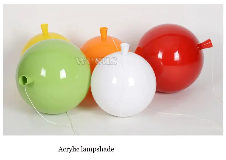 Colorful balloon ceiling lamps,Bedside baby child room bedroom balcony stair lighting lamps bra,wall sconce E27 light lamparas