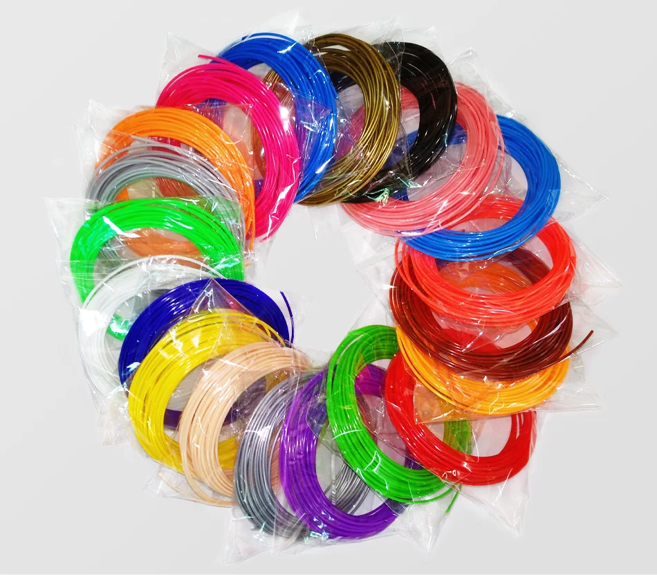 Quality product pla/abs 1.75mm 20 colors 3d printer filament pla 1.75mm 3d pen plastic 3d printer abs filament 3d filament abs