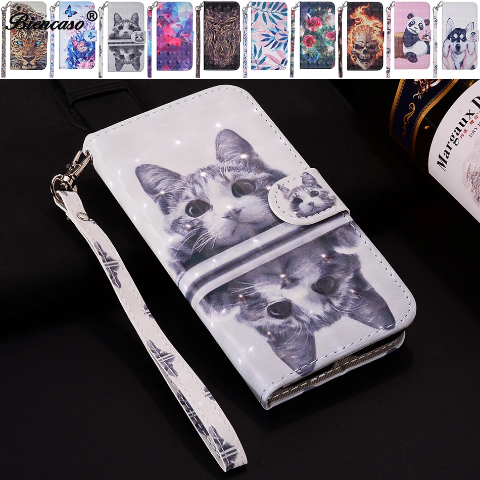 

Case For Huawei P8 Lite 2017 P smart P20 Pro P30 Mate 20 X Honor 10 Husky Cat Cover For Huawei Nova 4E 4 Enjoy 7S Phone Coque