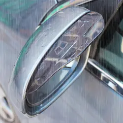 2 шт. ПВХ автомобиля обратно зеркало брови дождевик стикер для Renault Kangoo DACIA Scenic Megane Sandero Captur Twingo Modus Koleos