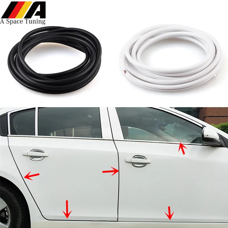 Car Door Protector Rubber U Shape Flexible Car Door Bumper Edge