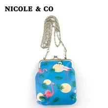NICOLE& CO, новинка, cion, кошелек для девочек, сумка на плечо, держатель для карт, кошелек с модным принтом, сменная сумка