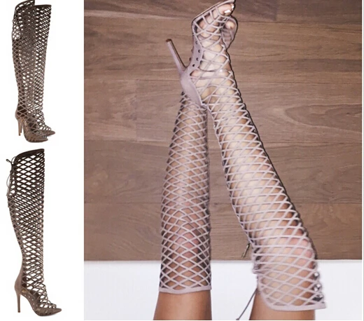 sandalia over the knee