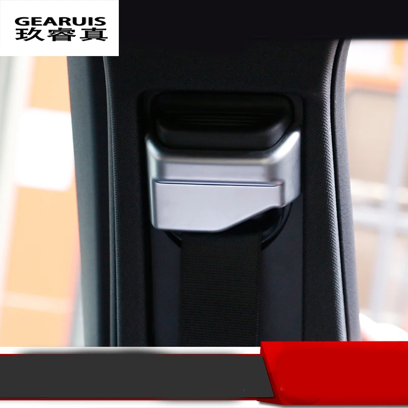 Car Safety belt decorative frame For Mercedes Benz B class GLA CLA 180 200 260 font