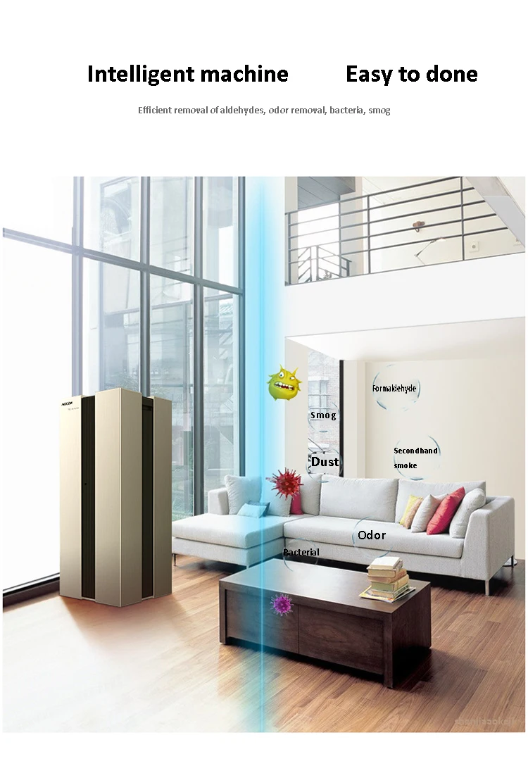 Очиститель воздуха домашний отрицательный ионный высококачественный Интеллектуальный очиститель воздуха безопасный и эффективный