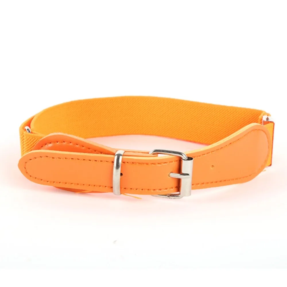 

Multi-Colors Child Soft Elastic Belt Adjustable Waistband With Alloy Buckle