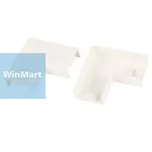 10 шт. 20 мм x 10 мм 2 пути ПВХ плоский угол мини транкинг кабельное соединение Raceway адаптер