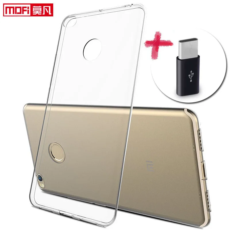

xiaomi mi max 2 case xiaomi max 2 cover silicon clear soft back mofi ultra thin 6.44" xiaomi mi max 2 cover xiaomi max 2 case
