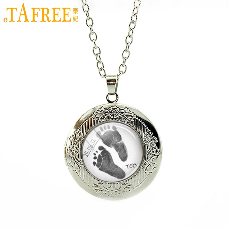 custom baby footprint jewelry