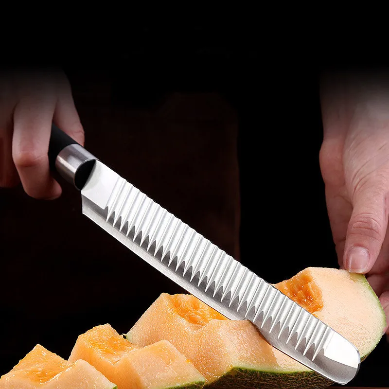 Из нержавеющей стали арбуз фруктовый нож для овощей сашими суши кухня домашний нож шеф-повара