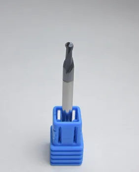 

wholesale 10PCS diameter 3mm HRC45 R1.5 2 flutes Tungsten Carbide Ball Nose End Mills 45HRC CNC milling cutter freeshipping